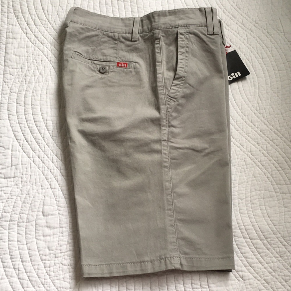 Gill Chino Crew Shorts Light Gray 32 Medium - Picture 12 of 14